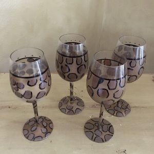 Lolita Leopard wine glasses